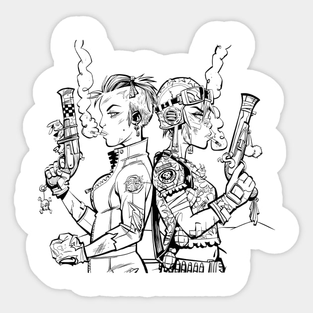 Tank Girl Sticker by Anim8er